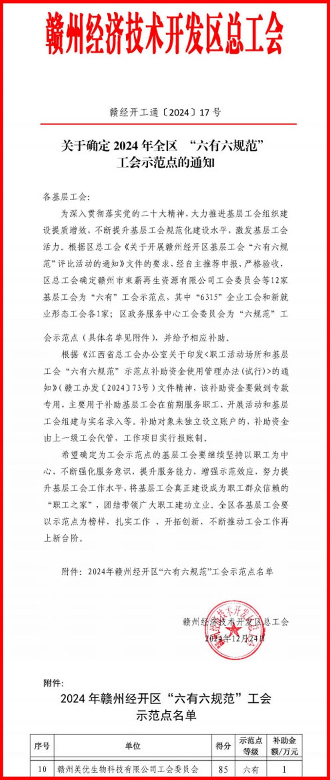 贛州美優(yōu)工會(huì )榮獲“六有”工會(huì )示范點(diǎn)